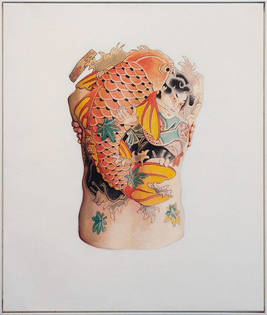 Julian Meagher, ‘Man versus carp’, 2009, Painting, Oil on linen, Nanda\Hobbs
