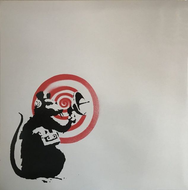 Banksy, ‘BANKSY DIRTY FUNKER LP RADER RAT VINYL, EDT OF 500’, 2008, Arts Limited
