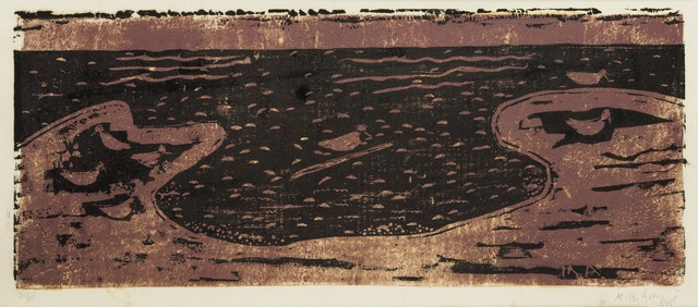 Milton Avery, ‘Birds & Sea (brown & black)’, 1955, Childs Gallery
