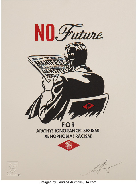 Shepard Fairey, ‘Obey with Caution’, 2016, Heritage Auctions