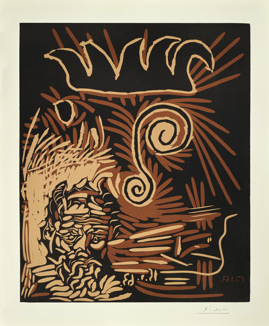 Pablo Picasso, ‘Le Vieux Bouffon’, 1963, Print, Linocut on Arches paper, Galerie Jean-François Cazeau