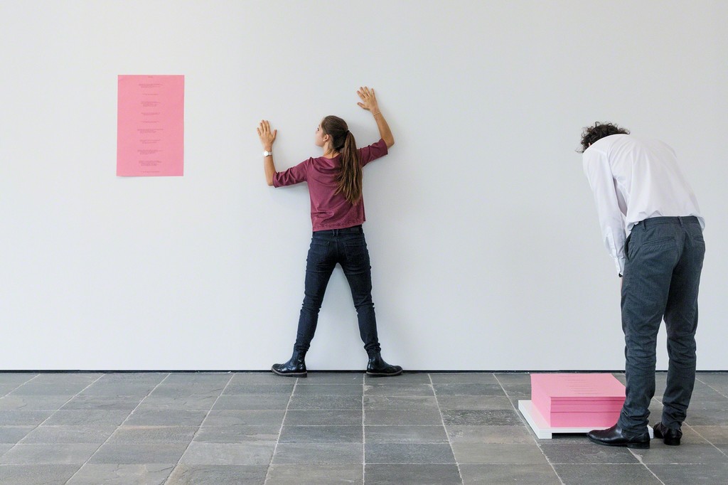 Bruce Nauman, Body Pressure, 1974
Courtesy Konrad Fischer Galerie; Photo: Johannes Stoll, © Belvedere, Vienna, 2017 Bruce Nauman, Body Pressure, 1974
Courtesy Konrad Fischer Galerie; Photo: Johannes Stoll, © Belvedere, Vienna, 2017
