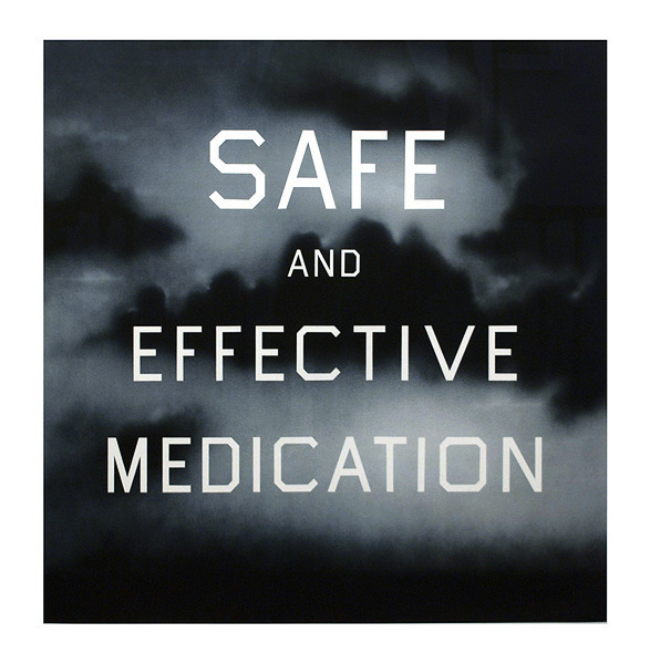 Ed Ruscha, ‘Safe and Effective Medication’, 2001, Mary Ryan Gallery, Inc