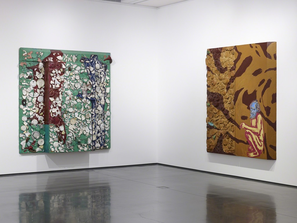 Installation view: Julian Schnabel Plate Paintings 1978-86, Aspen Art Museum, 2016 .Photo: Tony Prikryl Installation view: Julian Schnabel Plate Paintings 1978-86, Aspen Art Museum, 2016 .Photo: Tony Prikryl