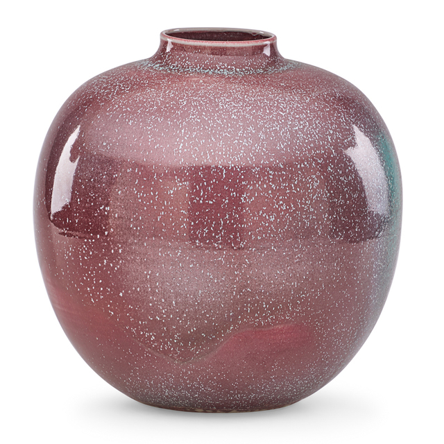 Cliff Lee, ‘Large vase, oxblood and turquoise glaze, Stevens, PA’, 1988, Design/Decorative Art, Glazed porcelain, Rago/Wright