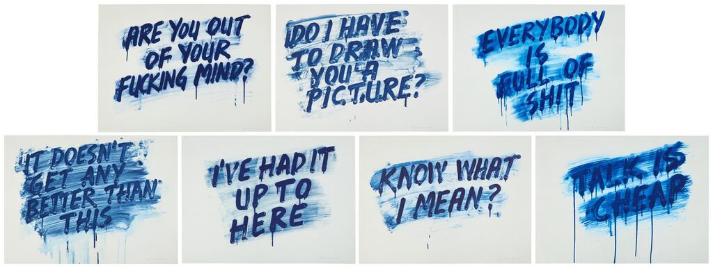 Mel Bochner - Are You Out of Your Fucking Mind?; Do I Have To Draw You a Picture?; Everybody Is Full of Shit; It Doesn’t G...