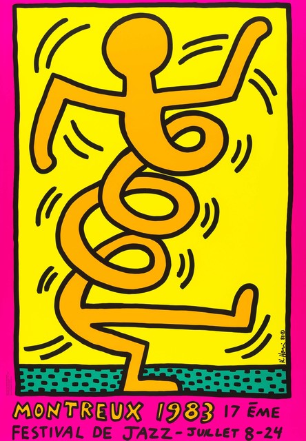 Keith Haring, ‘Montreux Jazz Festival’, 1983, RAW Editions Gallery Auction