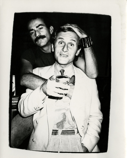 Andy Warhol, ‘Thomas Ammann with Victor Hugo ’, ca. 1980, Photography, Silver Gelatin Print, Hedges Projects