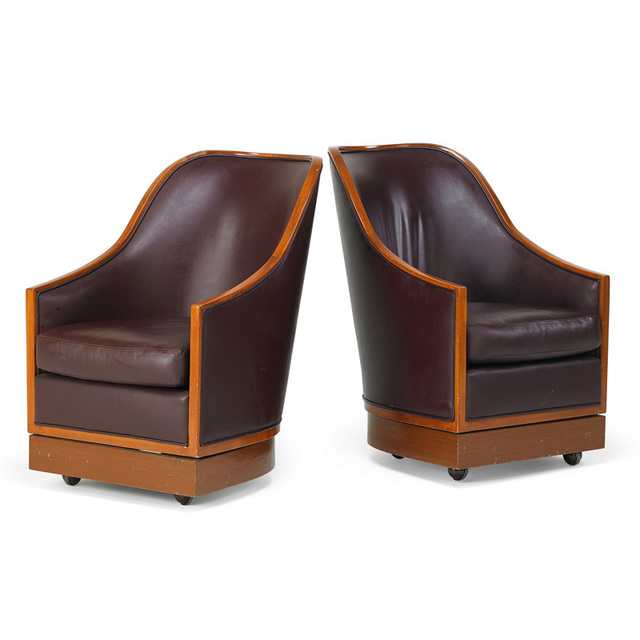 I.M. Pei, ‘Pair of lounge swivel chairs from the Four Seasons Hotel, New York’, 1994, Rago/Wright
