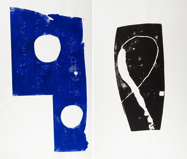 Norbert Prangenberg, ‘Untitled’, 1985, Print, Two screenprints in colors, Rago/Wright