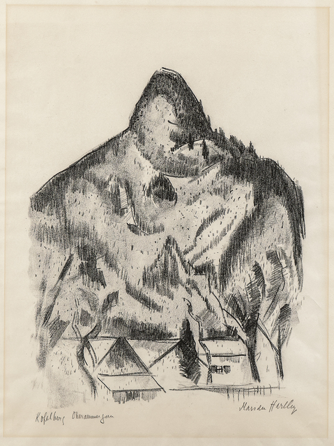 Marsden Hartley, ‘Kopelberg-Oberammergau’, 1934, Print, Lithograph on Rives paper with watermark, Skinner