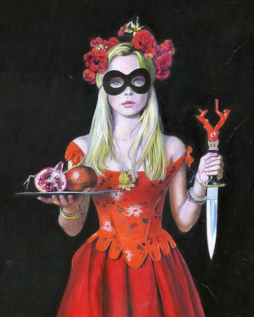 Titti Garelli, ‘The Legend of Pomegranate’, 2019, Painting, Acrylic on canvas, Saphira & Ventura Gallery