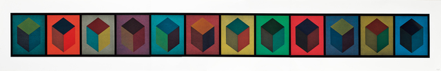 Sol LeWitt, ‘Twelve Cubes (Triptych)’, 1995, Seoul Auction