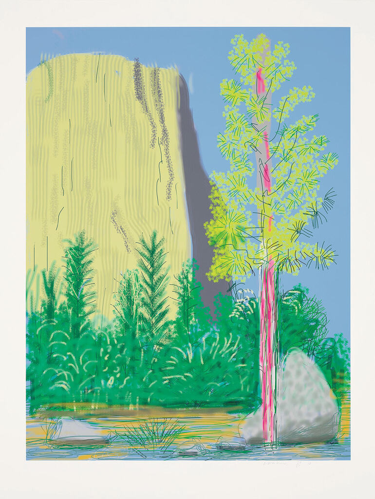 David Hockney - Untitled No. 22, from The Yosemite Suite