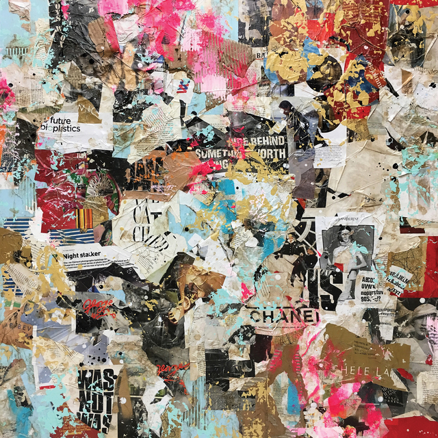 Samuel E Vázquez, ‘#53’, 2017, Painting, Found/collected materials, acrylic, latex, spray enamel, graphite, and coffee on panel, Long-Sharp Gallery
