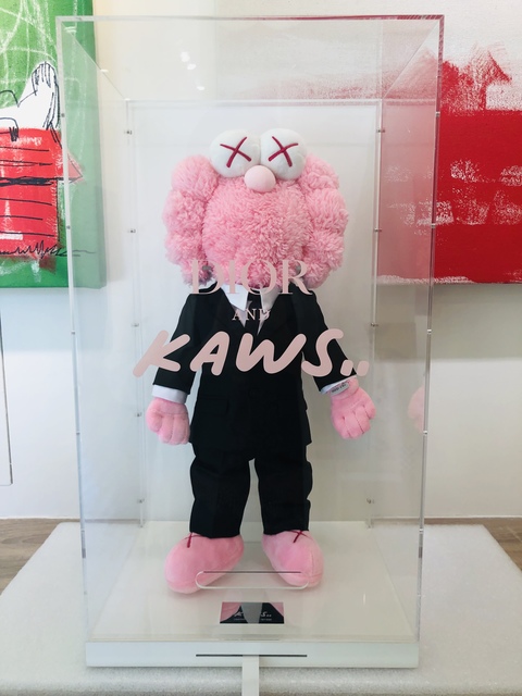 kaws bff plush pink