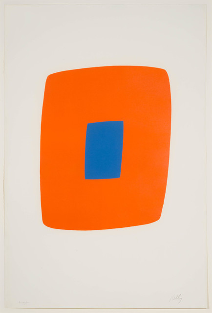 Ellsworth Kelly | Orange with Blue (1964-1965) | Artsy