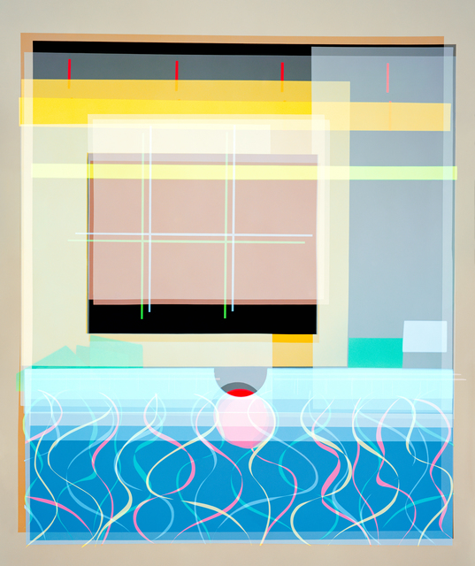 Niko Luoma, ‘Self-titled Adaptation of Peter getting out of Nick's Pool (after David Hockney, 1966), Version I’, 2018, Galerie Nikolaus Ruzicska