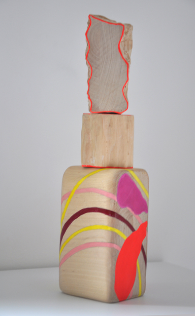 Cristina Avello, ‘Flor de crecimiento VI’, 2020, Sculpture, Linden wood, acrylic and pigment, Lucia Mendoza