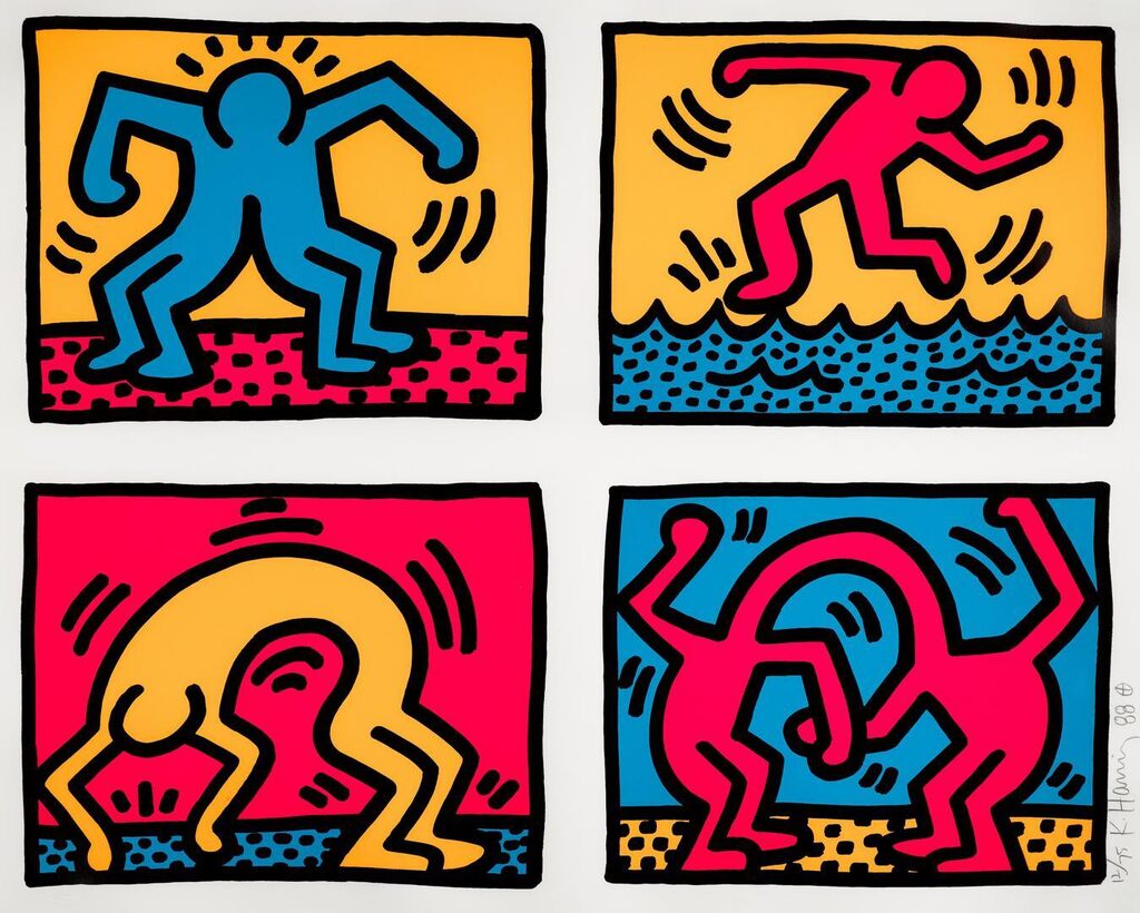 Keith Haring - Pop Shop Quad II