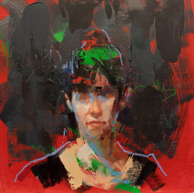 John Wentz, ‘The blinding light of day holds sway’, 2018, Painting, Oil on wood, NextStreet Gallery