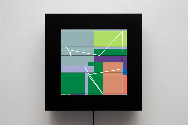 Manfred Mohr, ‘P1622-D’, 2012, bitforms gallery
