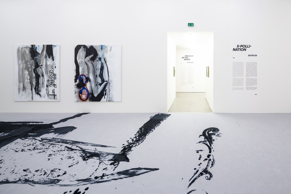 Installation view of "Claus Carstensen: WHAT’S LEFT (IS REPUBLICAN PAINT) – NINE SISTERS" at ARoS Aarhus Kunstmuseum, Aarhus (2015) Installation view of "Claus Carstensen: WHAT’S LEFT (IS REPUBLICAN PAINT) – NINE SISTERS" at ARoS Aarhus Kunstmuseum, Aarhus (2015)