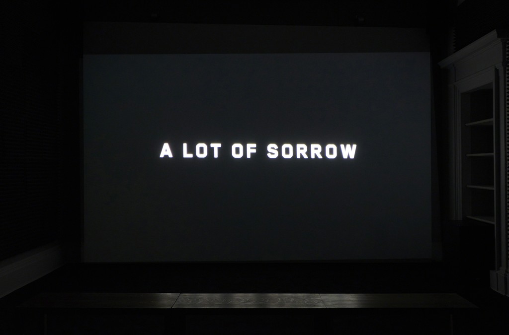 Installation view of Ragnar Kjartansson, 'A Lot of Sorrow', 2013. Single-channel video, 6 hours and 9.35 minutes.
Ingleby, Edinburgh (8 August - 2 September 2017) Installation view of Ragnar Kjartansson, 'A Lot of Sorrow', 2013. Single-channel video, 6 hours and 9.35 minutes.
Ingleby, Edinburgh (8 August - 2 September 2017)