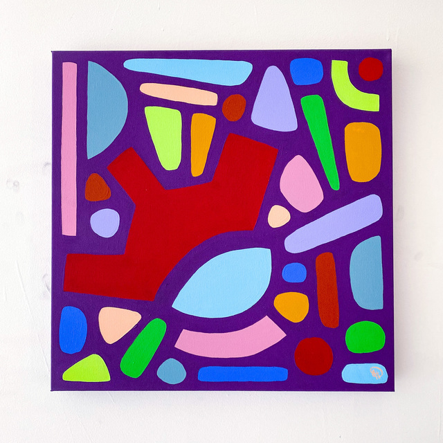 Julia Deckman, ‘Dive Deep’, 2020, Painting, Flashe on canvas, Miller Gallery Charleston