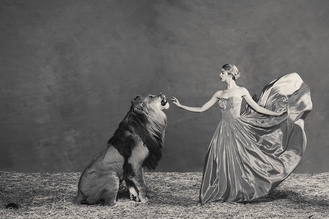 Tyler Shields, ‘The Lion Queen’, ca. 2019, Samuel Lynne Galleries