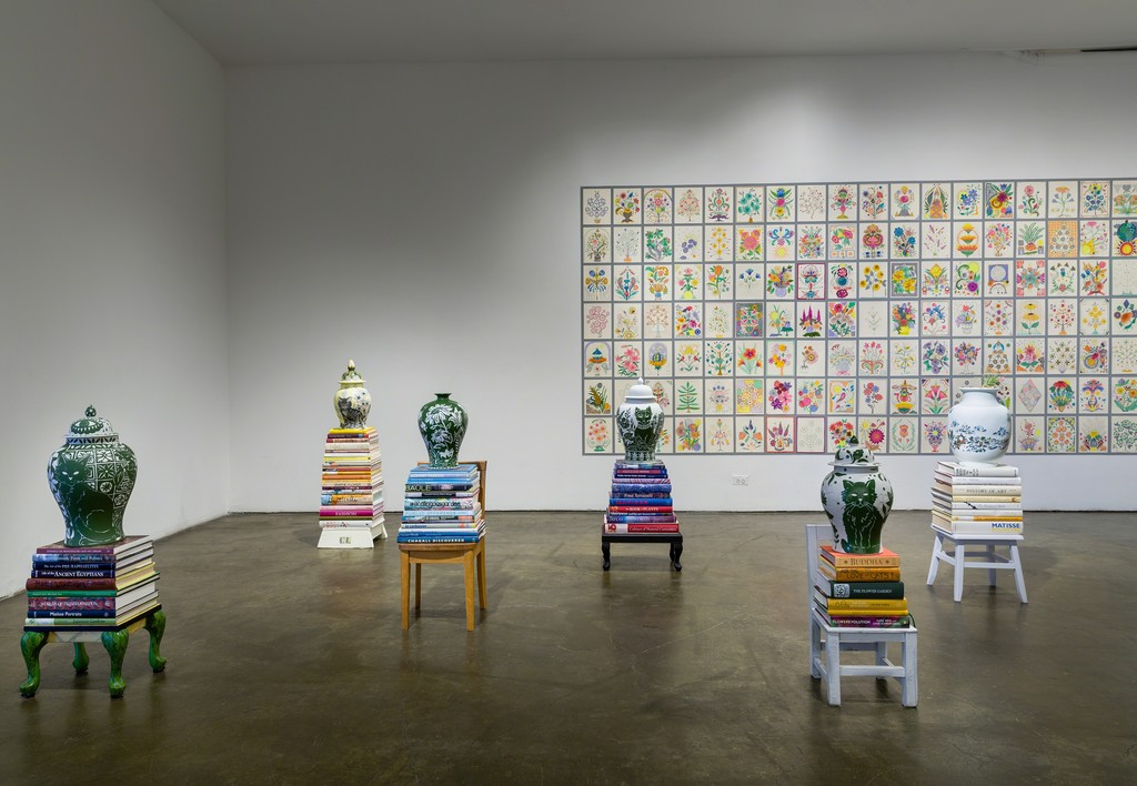 Installation view of A Cat in God’s Garden by Luisa Caldwell
Image courtesy of Smack Mellon. Photo by Etienne Frossard.
Installation view of A Cat in God’s Garden by Luisa Caldwell
Image courtesy of Smack Mellon. Photo by Etienne Frossard.