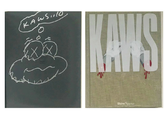 KAWS, ‘"KAWS...10", Signed & Dated Cloud Drawing (first page), Exhibition Catalogue Aldrich Museum’, 2010, VINCE fine arts/ephemera