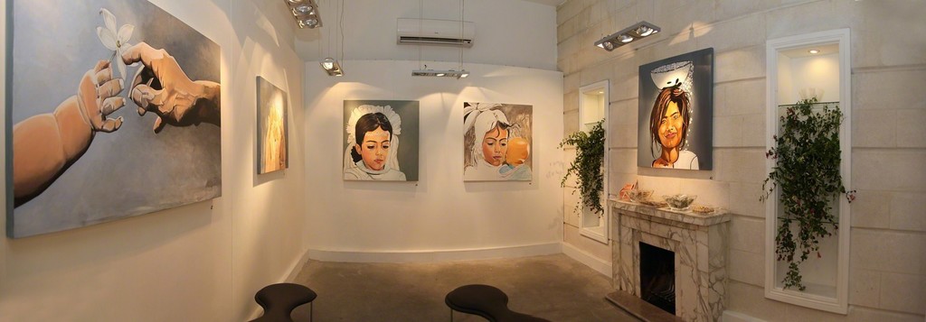 from the exhibition "Striving for Peace" by Syrian artist Rana Sunaij at Wadi Finan Art Gallery April 22 of 2015. from the exhibition "Striving for Peace" by Syrian artist Rana Sunaij at Wadi Finan Art Gallery April 22 of 2015.
