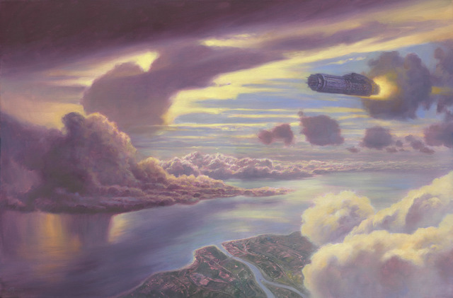 Mark Harrison, ‘Visitors’, 2019, Painting, Oil on linen, IX Gallery