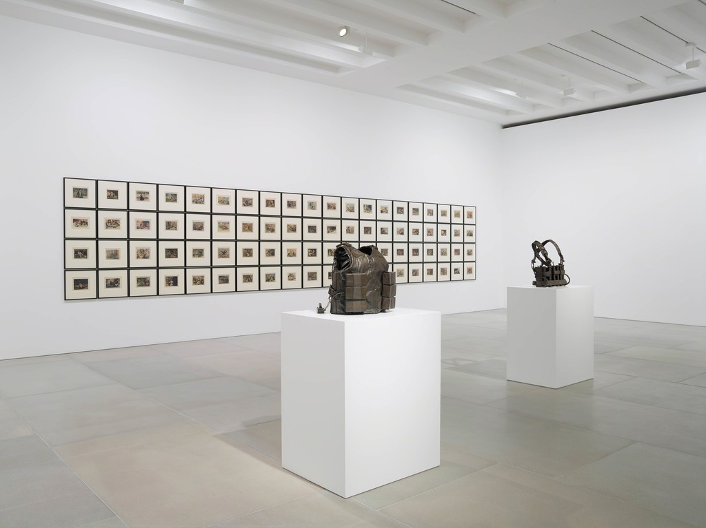 Jake and Dinos Chapman, The Disasters of Everyday Life, 2017, Installation view, Courtesy the artists and Blain|Southern. Photo: Peter Mallet Jake and Dinos Chapman, The Disasters of Everyday Life, 2017, Installation view, Courtesy the artists and Blain|Southern. Photo: Peter Mallet