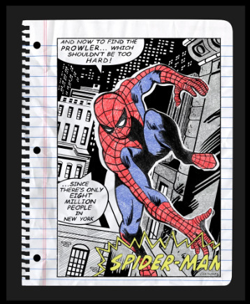 Nelson De La Nuez, ‘Nelson De La Nuez, Spider Man Mixed Media Oil Pastel Sketch’, 2019, Oliver Cole Gallery