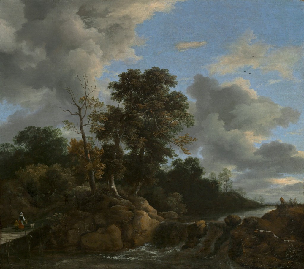 Jacob van Ruisdael Landscape (ca. 1670) Artsy