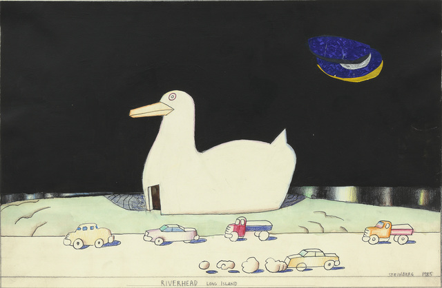 Saul Steinberg, ‘Riverhead, Long Island’, 1985, Pace Gallery