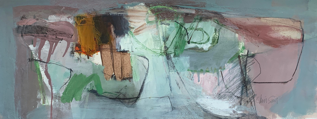 Chris Sims, ‘Isolation No 8’, 2020, Painting, Oil and mixed media on paper, Joanna Bryant & Julian Page