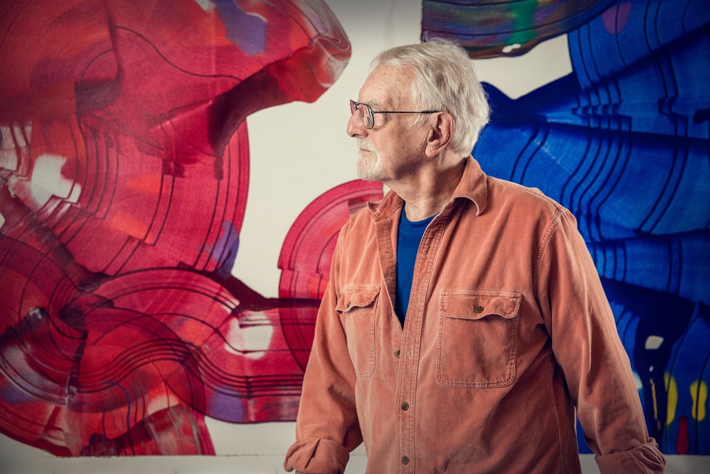Sheldon Berlyn is an abstract expressionist. In other words, he creates nonrepresentational art; his art is not mimetic of nature: you can’t see figures; you can’t see landscapes, albeit their influence is ultimately presented in some form. Berlyn’s interest is to create form and shape and not least to extrapolate an aesthetic response from his beholder. Sheldon Berlyn is an abstract expressionist. In other words, he creates nonrepresentational art; his art is not mimetic of nature: you can’t see figures; you can’t see landscapes, albeit their influence is ultimately presented in some form. Berlyn’s interest is to create form and shape and not least to extrapolate an aesthetic response from his beholder.