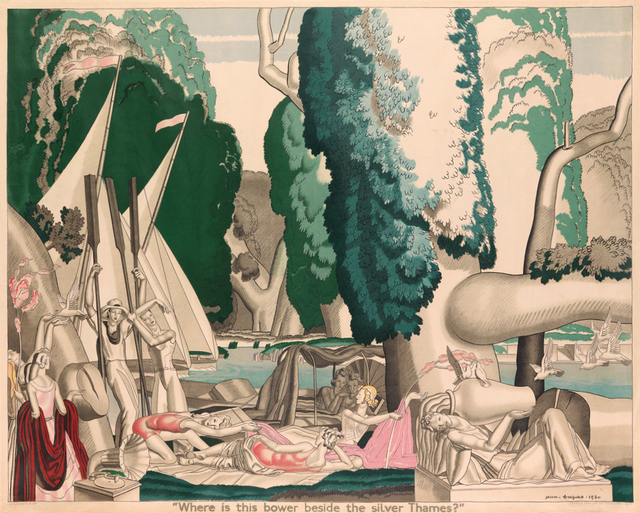 Jean Dupas, ‘Where is This Bower Besides the River Thames?’, 1930, Omnibus Gallery