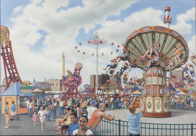 Doug Safranek, ‘Free Time’, 2010-2014, Painting, Egg tempera, ACA Galleries