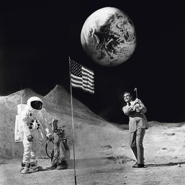 Terry O'Neill, ‘Sean Connery' (Golfing on the Moon)’, 1971, Photography, C-print, IFAC Arts