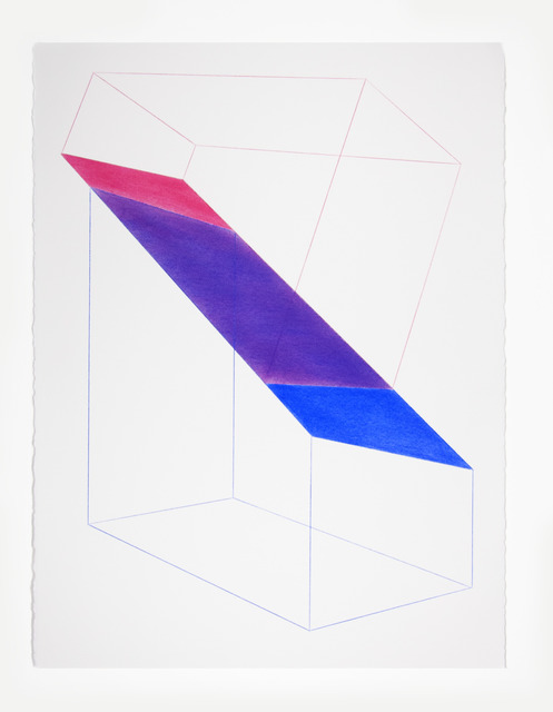Brant Ritter, ‘Accidental Happiness (Wireframe) Red + Blue’, 2017, Tappan