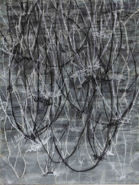 Hori Kosai, ‘Touching so close and having an openness - 3’, 2020, Painting, Japanese ink, acrylic, mineral pigments, pastel, Chinese paper, canvas, Mizuma Art Gallery