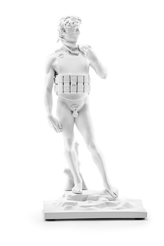 Banksy, ‘SUICIDE MAN WHITE’, 2017, Dope! Gallery