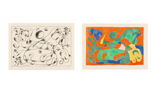 Joan Miró, ‘Untitled, from Suite pou Ubu Roi (two works)’, 1966, Heritage Auctions