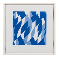 Bridget Riley - Two Blues