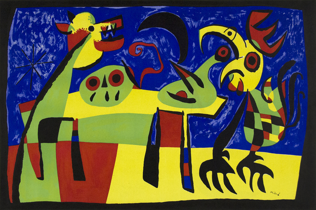 Joan Miró, ‘Dog Barking at the Moon’, 1952, Heather James Gallery Auction