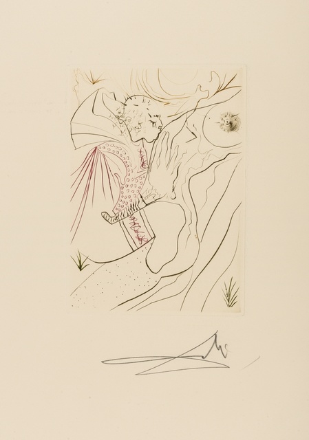 Salvador Dalí, ‘Le Péché partagé (M & L 552c; Field 72-8A)’, 1972, Print, Etching printed in colours, Forum Auctions